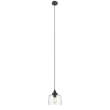 Load image into Gallery viewer, RADIANCE goods Transitional 1 Light Rubbed Bronze Ceiling Pendant 9&quot; Wide
