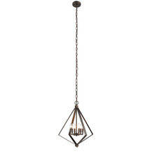 Load image into Gallery viewer, RADIANCE goods Transitional 6 Light Rubbed Bronze Ceiling Pendant 20&quot; Wide
