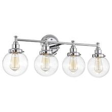 Load image into Gallery viewer, RADIANCE goods 4 Light Chrome Finish Bath Vanity Fixture 30&quot; Wide
