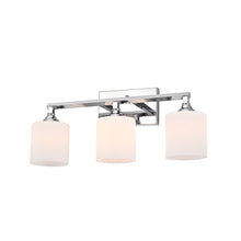 Load image into Gallery viewer, RADIANCE goods 3 Light Chrome Finish Bath Vanity Fixture 22&quot; Wide
