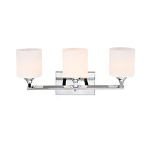 Load image into Gallery viewer, RADIANCE goods 3 Light Chrome Finish Bath Vanity Fixture 22&quot; Wide
