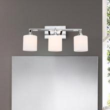 Load image into Gallery viewer, RADIANCE goods 3 Light Chrome Finish Bath Vanity Fixture 22&quot; Wide
