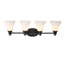 Load image into Gallery viewer, RADIANCE goods 4 Light Rubbed Bronze Finish Bath Vanity Fixture 30&quot; Wide
