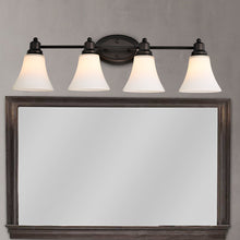 Load image into Gallery viewer, RADIANCE goods 4 Light Rubbed Bronze Finish Bath Vanity Fixture 30&quot; Wide
