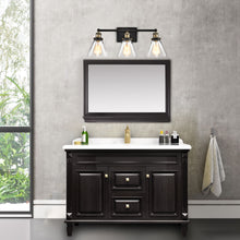 Load image into Gallery viewer, RADIANCE goods 3 Light Rubbed Bronze Finish Bath Vanity Fixture 24&quot; Wide
