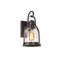 Load image into Gallery viewer, RADIANCE goods 1 Light Rubbed Bronze Outdoor Wall Sconce 14&quot; Tall
