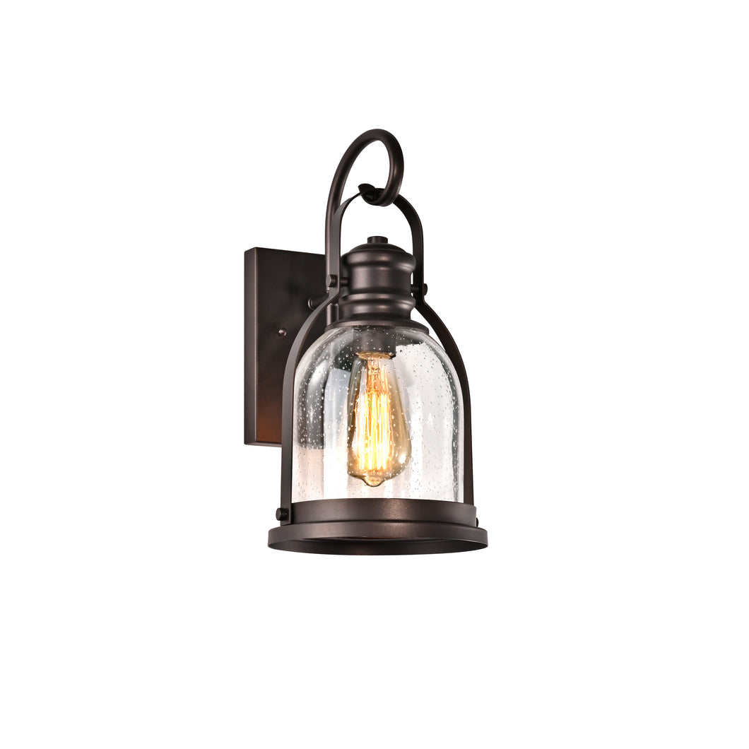 RADIANCE goods 1 Light Rubbed Bronze Outdoor Wall Sconce 14
