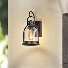 Load image into Gallery viewer, RADIANCE goods 1 Light Rubbed Bronze Outdoor Wall Sconce 14&quot; Tall
