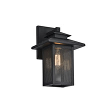 Load image into Gallery viewer, RADIANCE goods 1 Light Textured Black Outdoor Wall Sconce 13&quot; Tall
