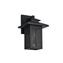 Load image into Gallery viewer, RADIANCE goods 1 Light Textured Black Outdoor Wall Sconce 13&quot; Tall
