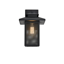 Load image into Gallery viewer, RADIANCE goods 1 Light Textured Black Outdoor Wall Sconce 13&quot; Tall
