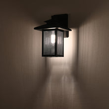 Load image into Gallery viewer, RADIANCE goods 1 Light Textured Black Outdoor Wall Sconce 13&quot; Tall
