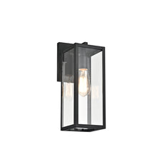 Load image into Gallery viewer, RADIANCE goods 1 Light Textured Black Outdoor Wall Sconce 14&quot; Tall
