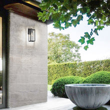 Load image into Gallery viewer, RADIANCE goods 1 Light Textured Black Outdoor Wall Sconce 14&quot; Tall
