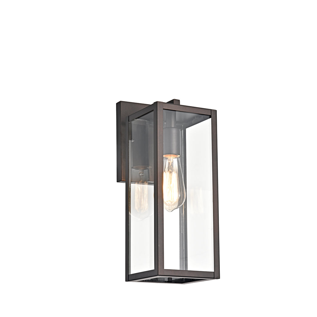 RADIANCE goods 1 Light Rubbed Bronze Outdoor Wall Sconce 14