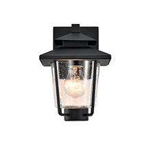 Load image into Gallery viewer, RADIANCE goods 1 Light Textured Black Outdoor Wall Sconce 10&quot; Tall

