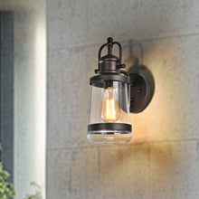 Load image into Gallery viewer, RADIANCE goods 1 Light Rubbed Bronze Outdoor Wall Sconce 14&quot; Tall
