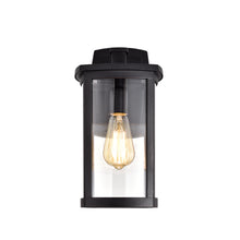 Load image into Gallery viewer, RADIANCE goods 1 Light Textured Black Outdoor Wall Sconce 14&quot; Tall
