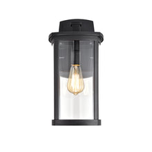 Load image into Gallery viewer, RADIANCE goods 1 Light Textured Black Outdoor Wall Sconce 17&quot; Tall
