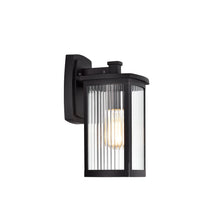 Load image into Gallery viewer, RADIANCE goods 1 Light Textured Black Outdoor Wall Sconce 14&quot; Tall
