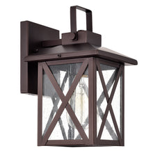 Load image into Gallery viewer, RADIANCE goods 1 Light Oil Rubbed Bronze Outdoor Wall Sconce 11&quot; Tall
