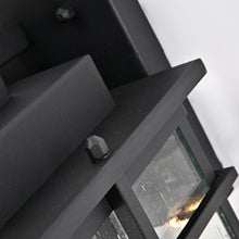 Load image into Gallery viewer, RADIANCE goods 1 Light Textured Black Outdoor Wall Sconce 14&quot; Tall
