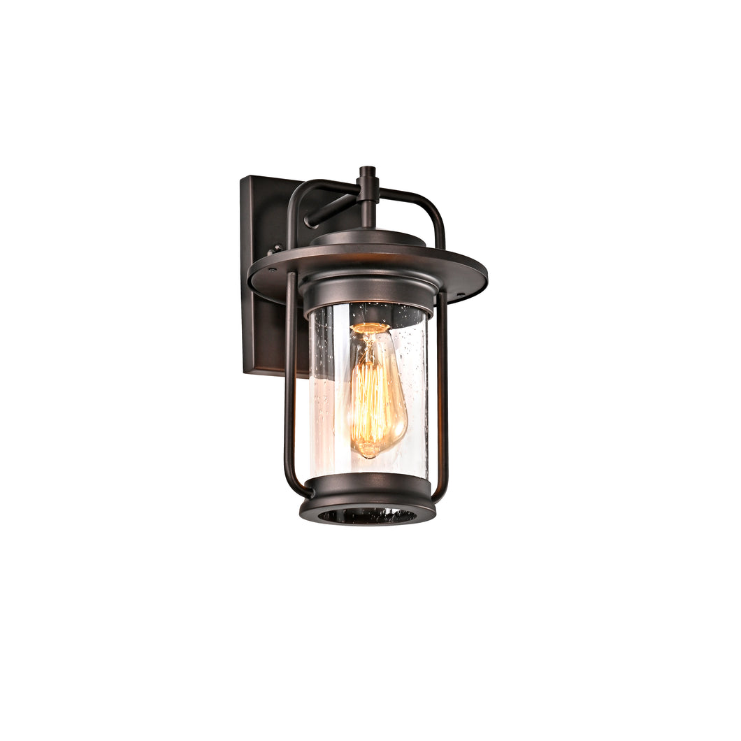 RADIANCE goods 1 Light Rubbed Bronze Outdoor Wall Sconce 13