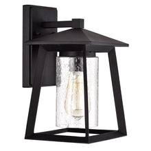 Load image into Gallery viewer, RADIANCE goods 1 Light Textured Black Outdoor Wall Sconce 11&quot; Tall
