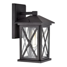 Load image into Gallery viewer, RADIANCE goods 1 Light Textured Black Outdoor Wall Sconce 12&quot; Tall
