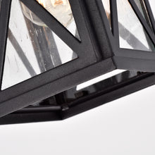 Load image into Gallery viewer, RADIANCE goods 1 Light Textured Black Outdoor Wall Sconce 12&quot; Tall
