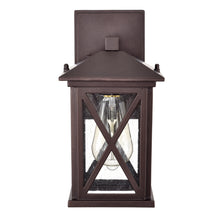 Load image into Gallery viewer, RADIANCE goods 1 Light Oil Rubbed Bronze Outdoor Wall Sconce 12&quot; Tall
