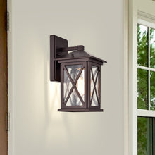 Load image into Gallery viewer, RADIANCE goods 1 Light Oil Rubbed Bronze Outdoor Wall Sconce 12&quot; Tall
