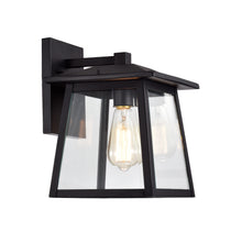 Load image into Gallery viewer, RADIANCE goods 1 Light Textured Black Outdoor Wall Sconce 12&quot; Tall
