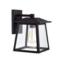 Load image into Gallery viewer, RADIANCE goods 1 Light Textured Black Outdoor Wall Sconce 12&quot; Tall
