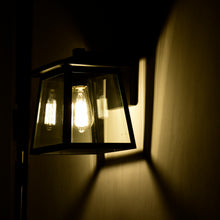 Load image into Gallery viewer, RADIANCE goods 1 Light Textured Black Outdoor Wall Sconce 12&quot; Tall
