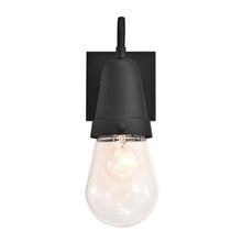 Load image into Gallery viewer, RADIANCE goods 1 Light Textured Black Outdoor Wall Sconce 13&quot; Tall
