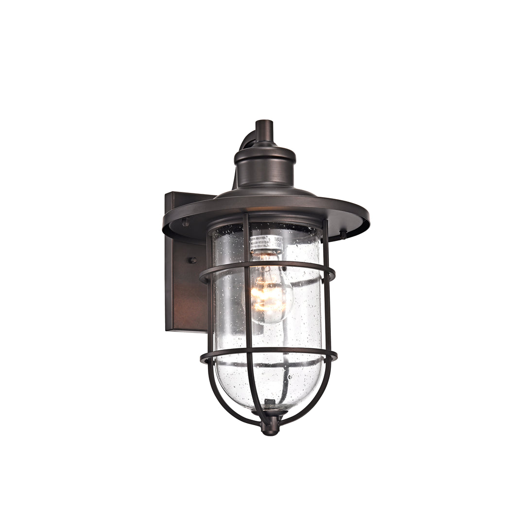 RADIANCE goods 1 Light Rubbed Bronze Outdoor Wall Sconce 14