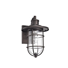 Load image into Gallery viewer, RADIANCE goods 1 Light Rubbed Bronze Outdoor Wall Sconce 14&quot; Tall
