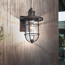 Load image into Gallery viewer, RADIANCE goods 1 Light Rubbed Bronze Outdoor Wall Sconce 14&quot; Tall
