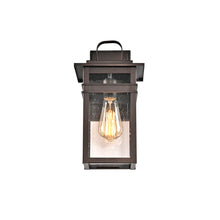 Load image into Gallery viewer, RADIANCE goods 1 Light Rubbed Bronze Outdoor Wall Sconce 13&quot; Tall
