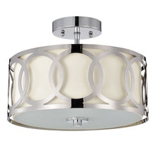 Load image into Gallery viewer, RADIANCE goods 2 Light Chrome Semi-Flush Ceiling Mount 30&quot; Wide
