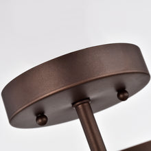 Load image into Gallery viewer, RADIANCE goods 2 Light Rubbed Bronze Semi-Flush Ceiling Mount 13&quot; Wide
