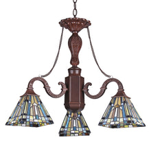 Load image into Gallery viewer, RADIANCE goods Tiffany-Style 3 Light Chandelier 23&quot; Wide
