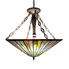 Load image into Gallery viewer, RADIANCE goods Geometric-Style 3 Light Inverted Ceiling Pendant 22&quot; Shade
