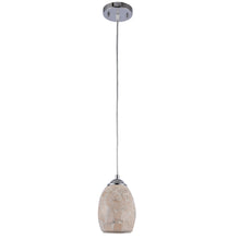 Load image into Gallery viewer, RADIANCE goods Mosaic 1 Light Seashell Ceiling Pendant 5&quot; Wide
