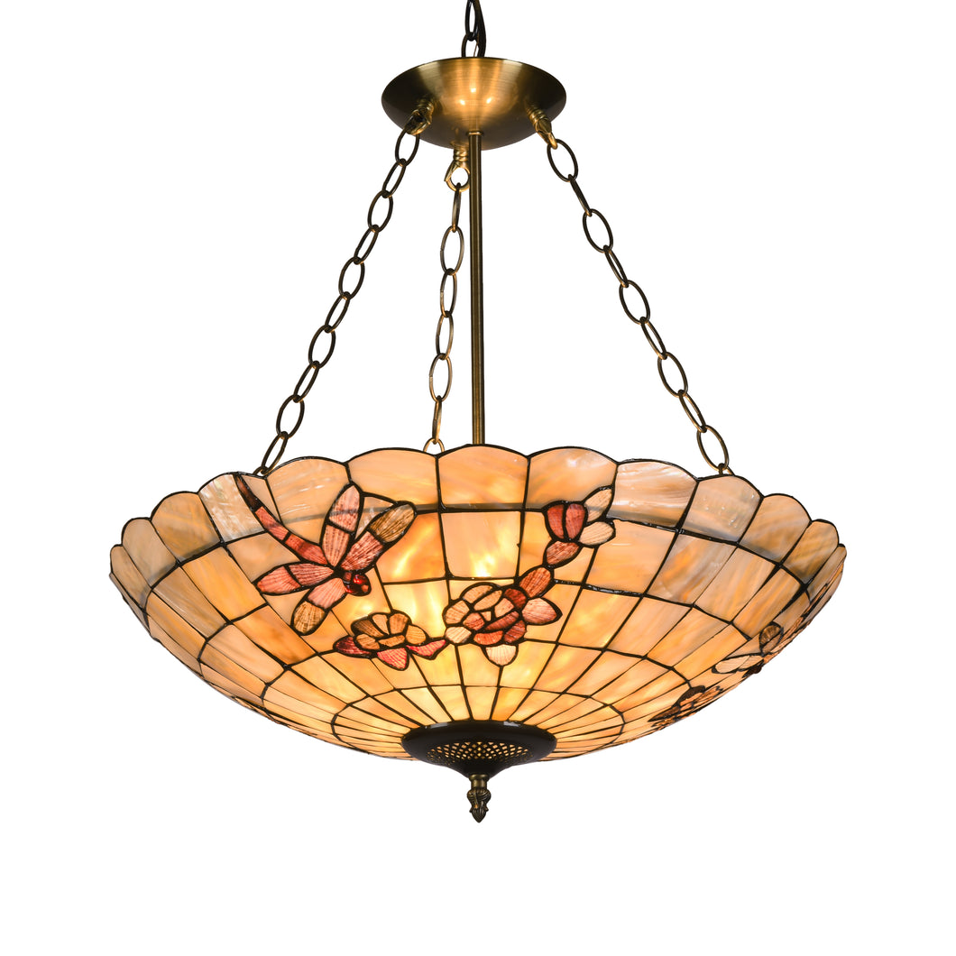 RADIANCE goods Mosaic-Style 3 Light Inverted Ceiling Pendant 20