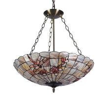 Load image into Gallery viewer, RADIANCE goods Mosaic-Style 3 Light Inverted Ceiling Pendant 20&quot; Shade
