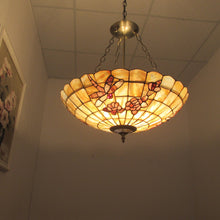 Load image into Gallery viewer, RADIANCE goods Mosaic-Style 3 Light Inverted Ceiling Pendant 20&quot; Shade
