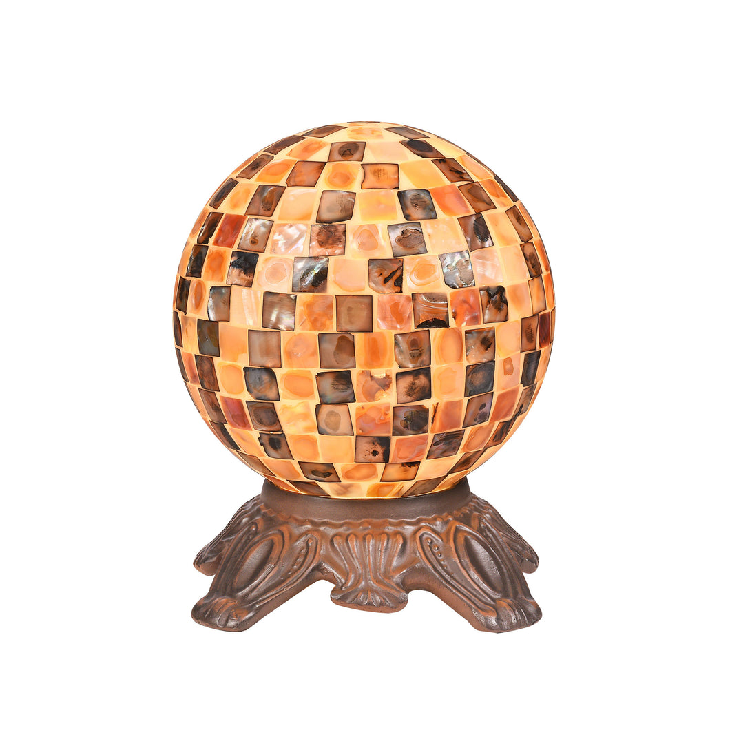 RADIANCE goods Mosaic Seashell 1 Light Accent Lamp 8