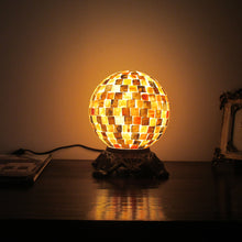 Load image into Gallery viewer, RADIANCE goods Mosaic Seashell 1 Light Accent Lamp 8&quot; Wide
